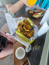 Fried pickles from Quarter Deck