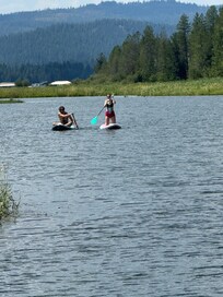 Paddle boarding