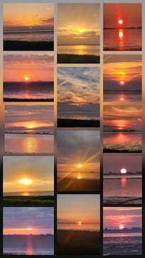 14 Sundowner auf der Terrasse vom Chalet Unicornis