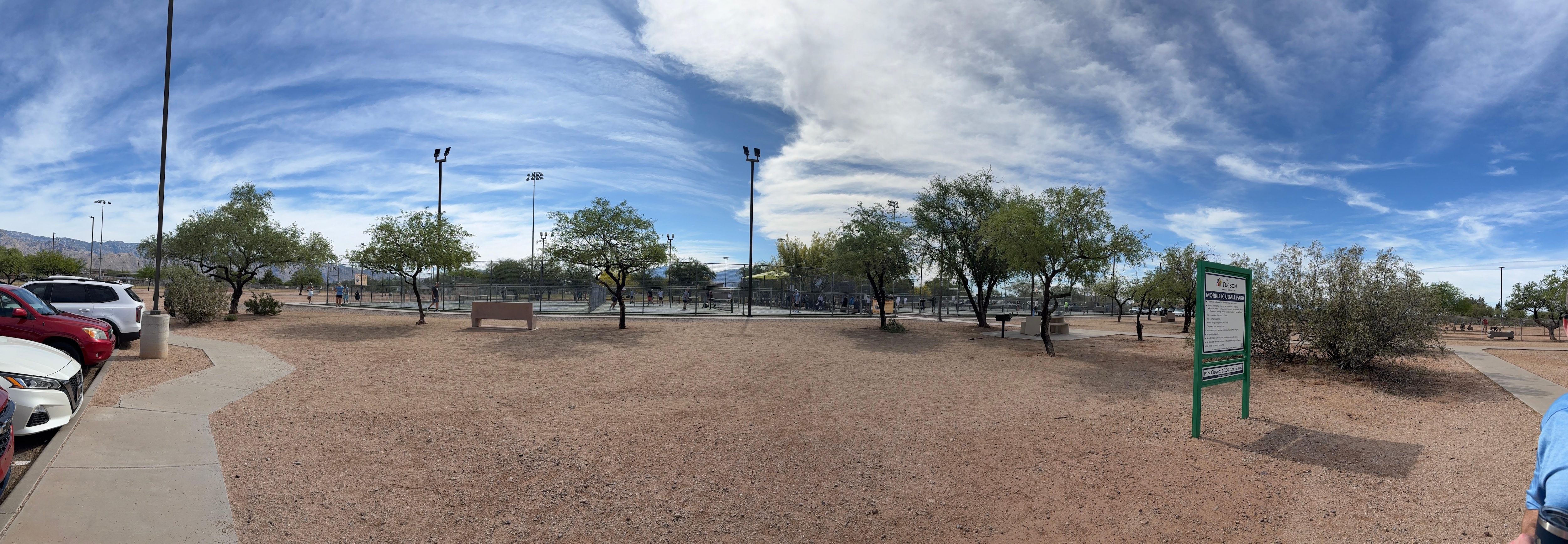 Pickleball courts at Udall Park