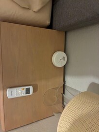 Smoke detector in upstairs bedroom