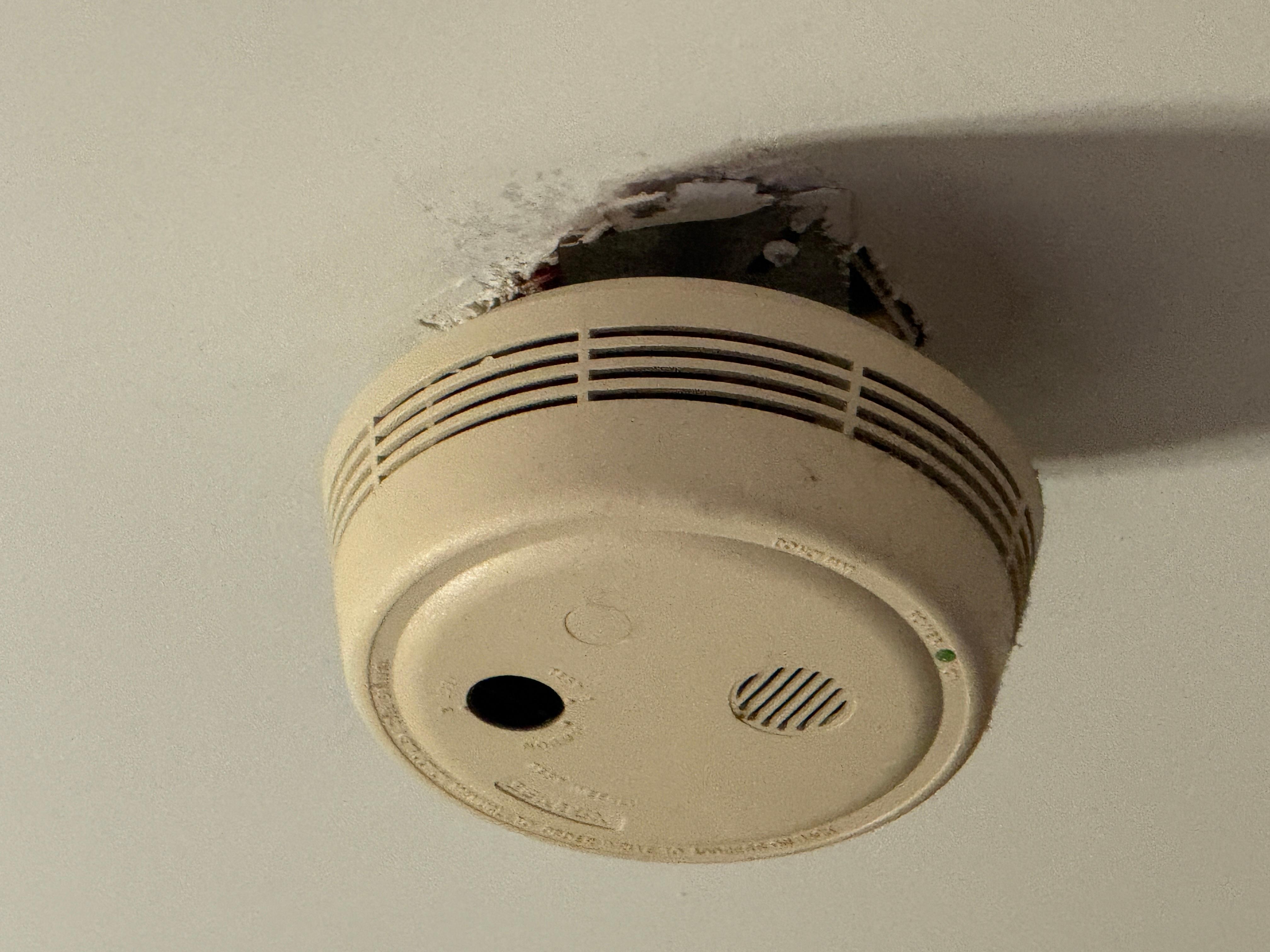 Non working smoke detector