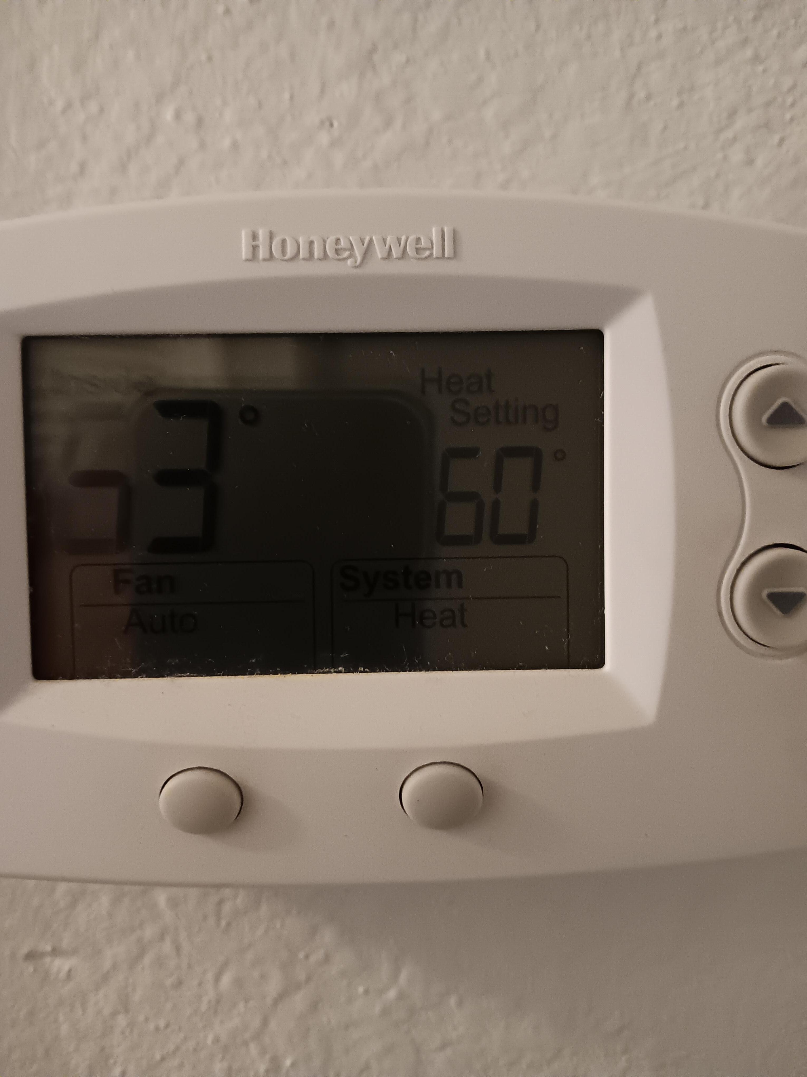Heater setting and temperture