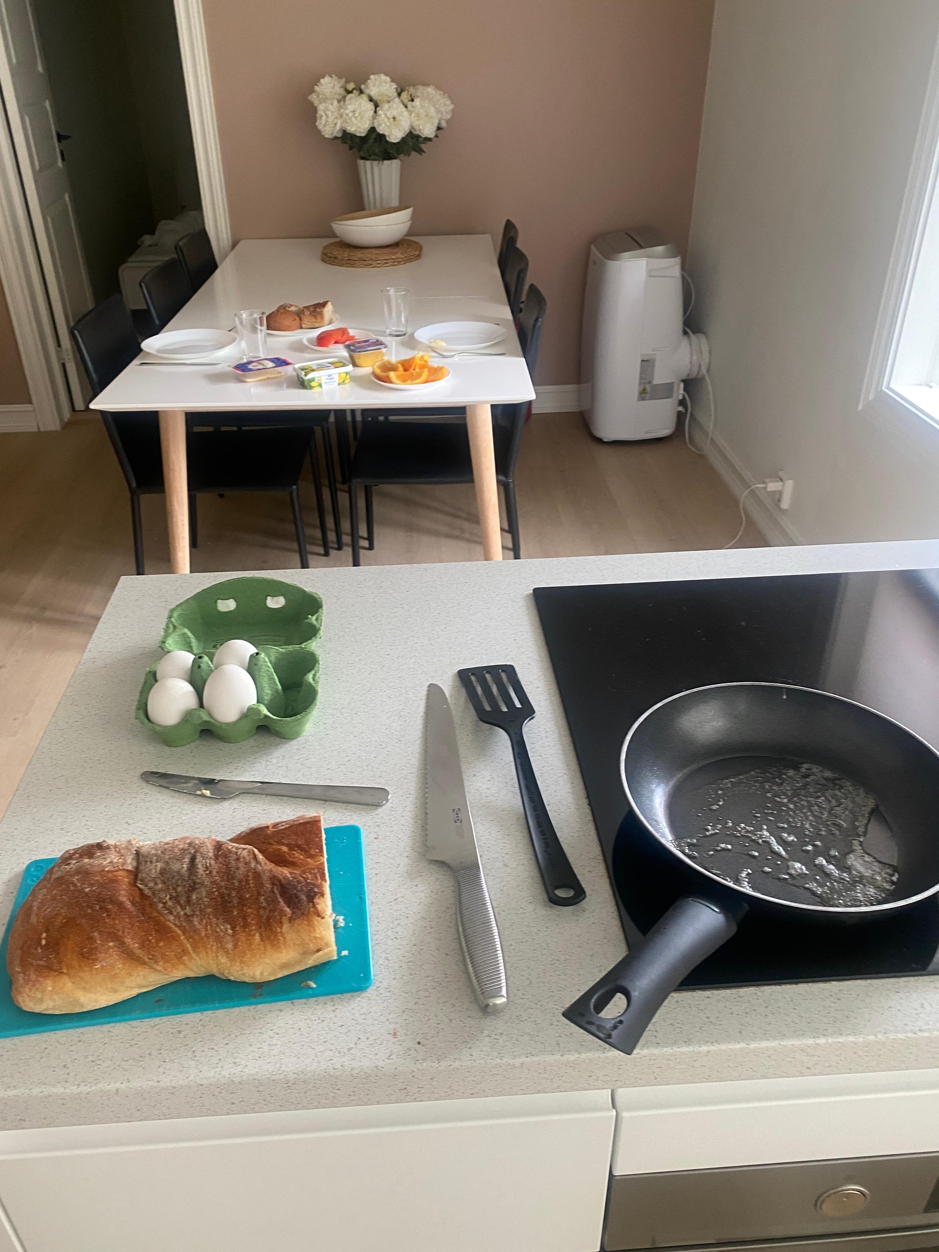 Brunch i leiligheten 