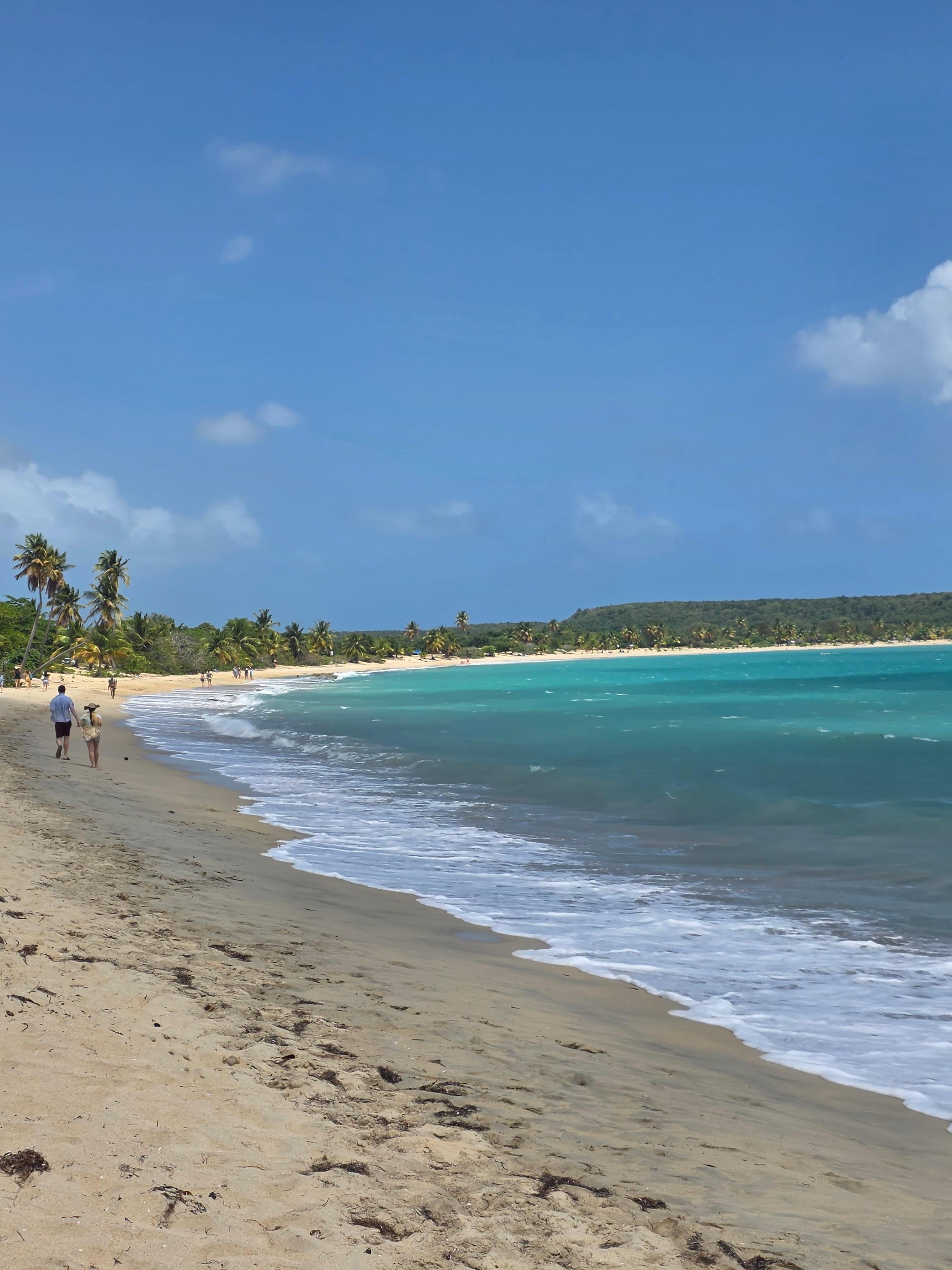 The beaches were beautiful 