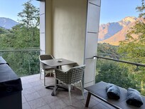 Another balcony with the hot tub