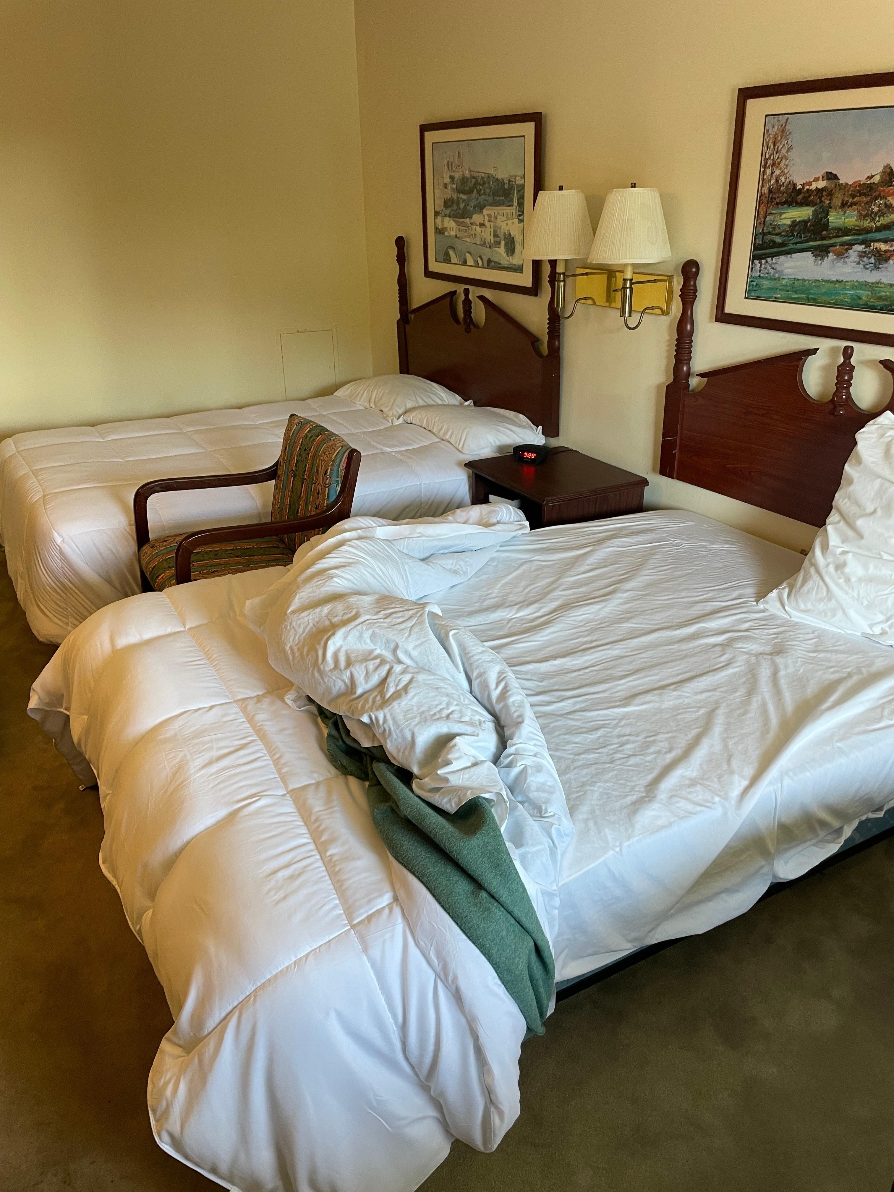 Clean bedding. Good price. 