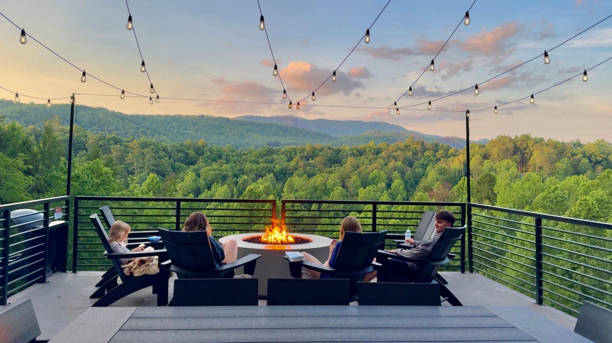 View from the deck off the living room/kitchen ♥️