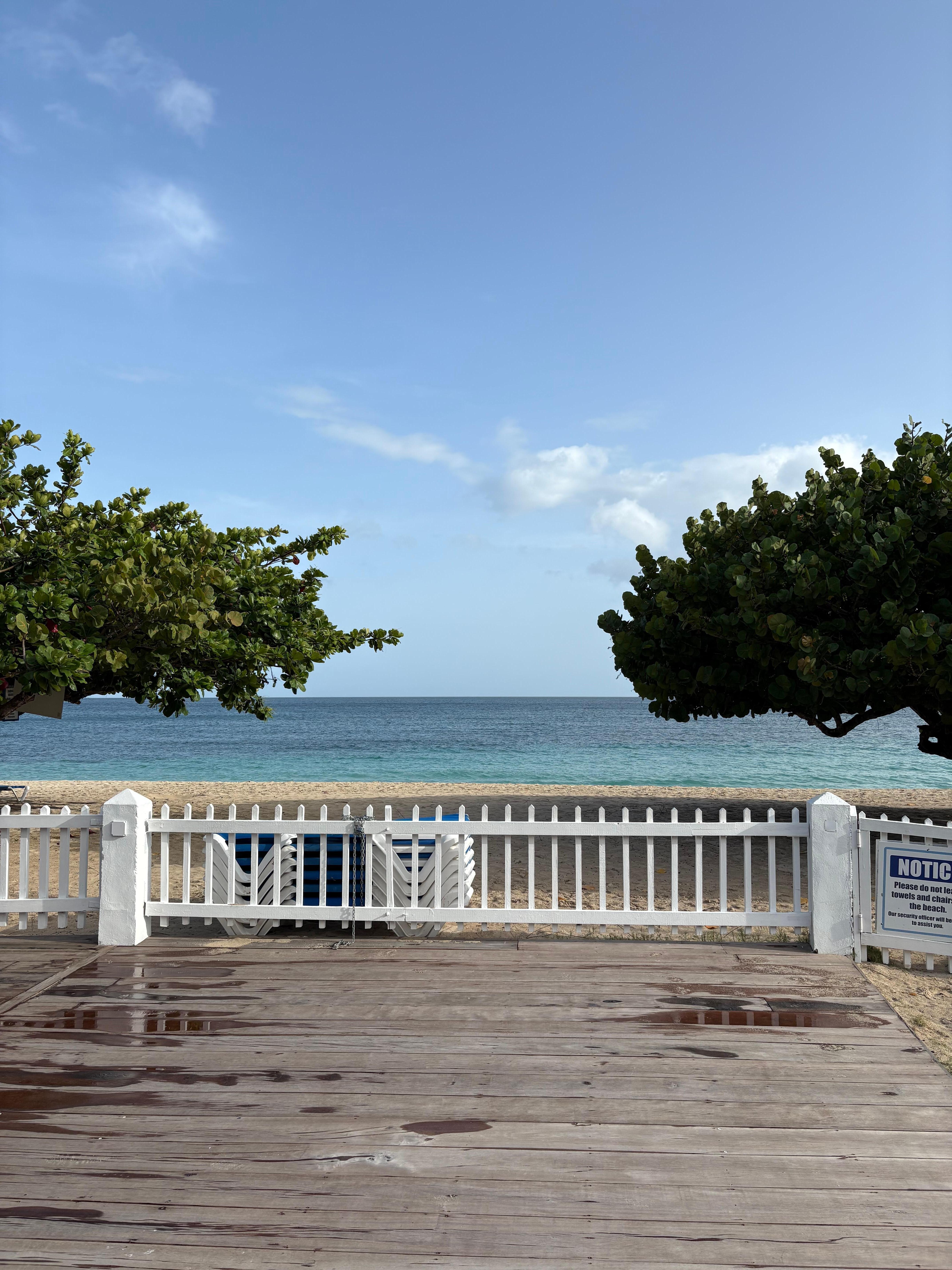 Right on the beach 