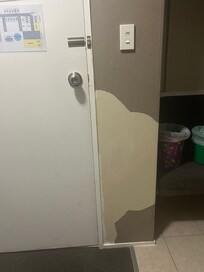 Peeling wallpaper