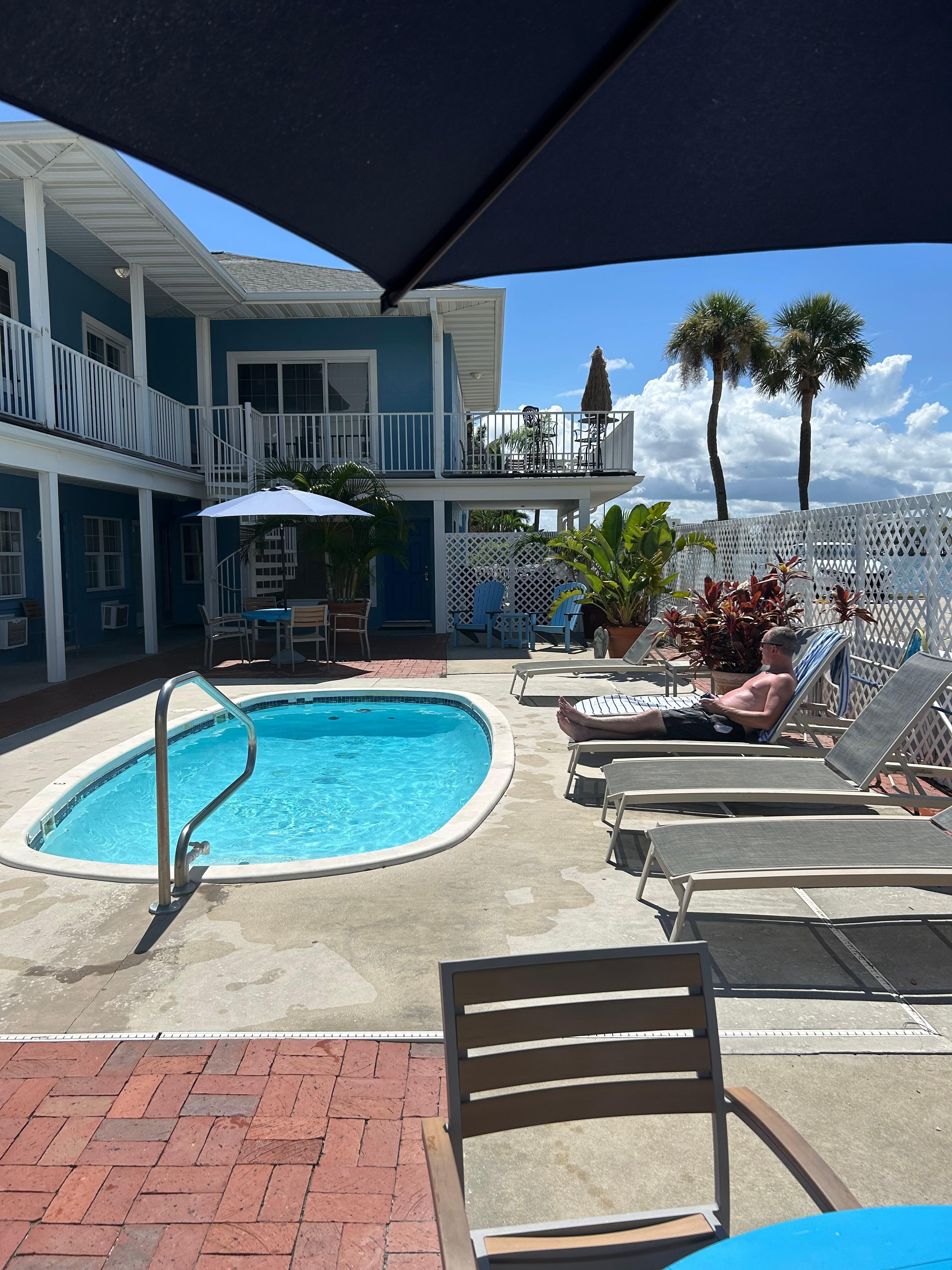 Loved the pool right outside our door!