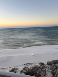 Gorgeous sunrise view from balcony