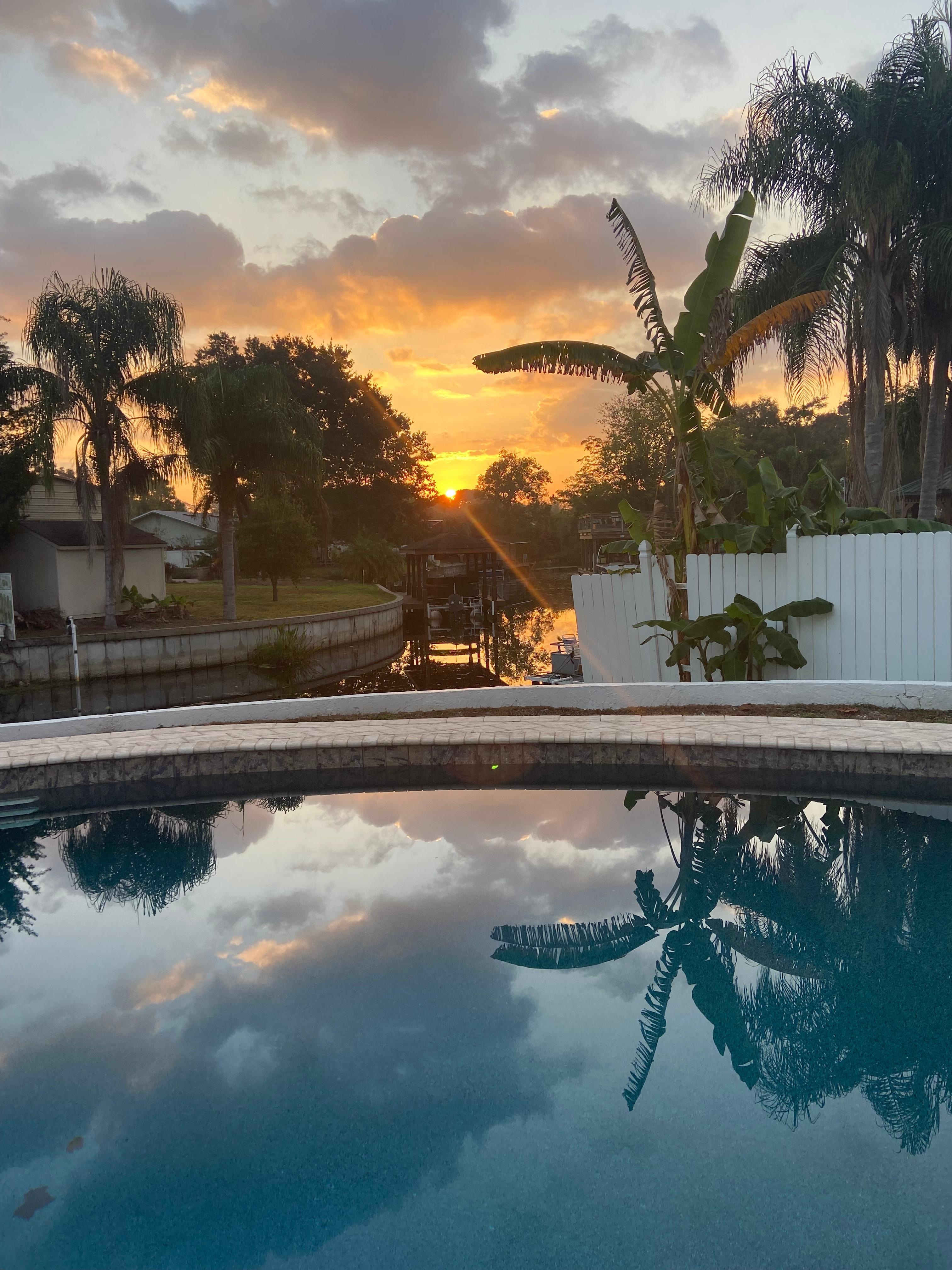 Perfect spot to watch the sunrise!