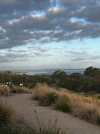View from room’s balcony