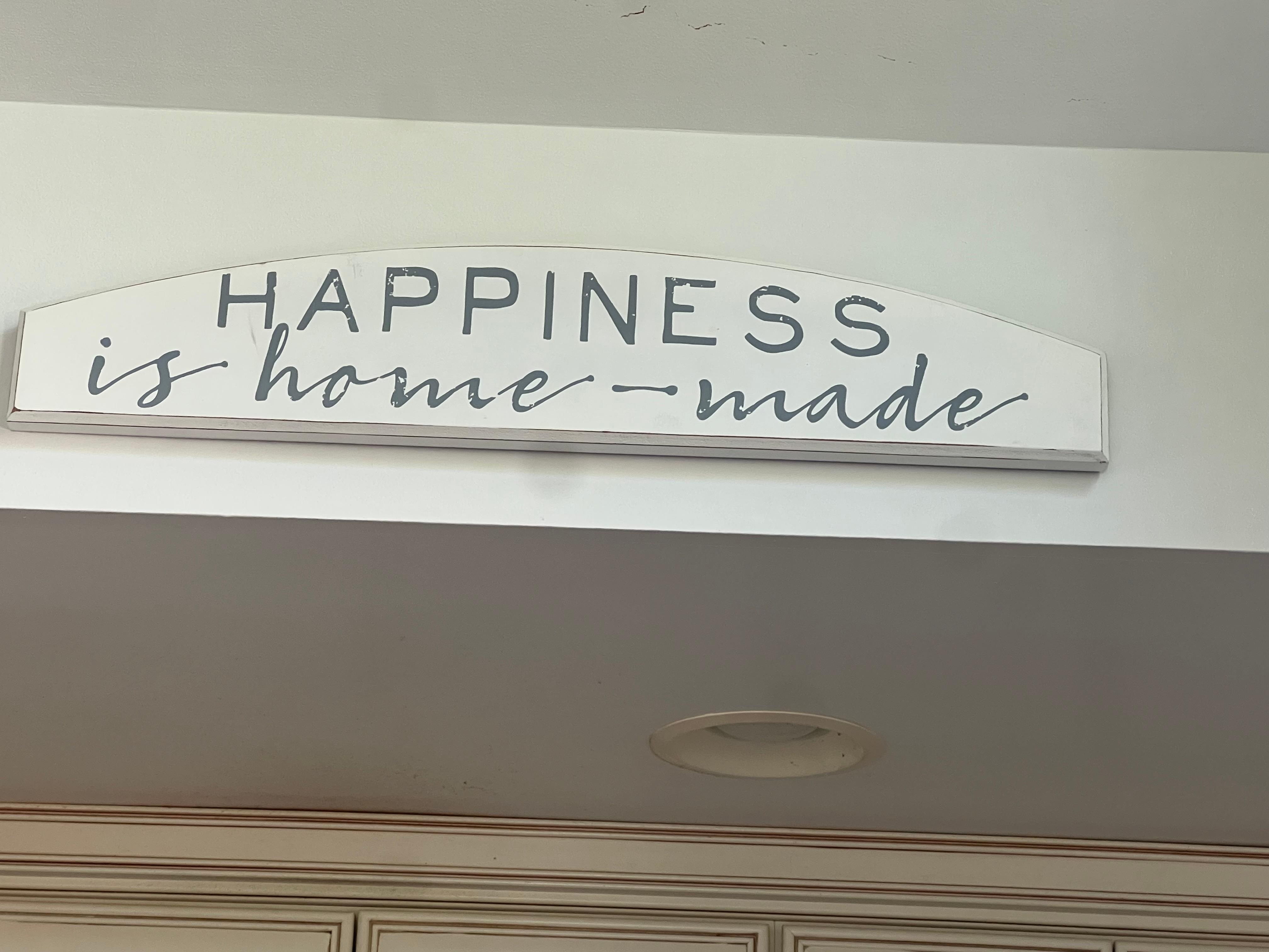 Sweet signage around the house