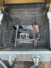 inside of grill
