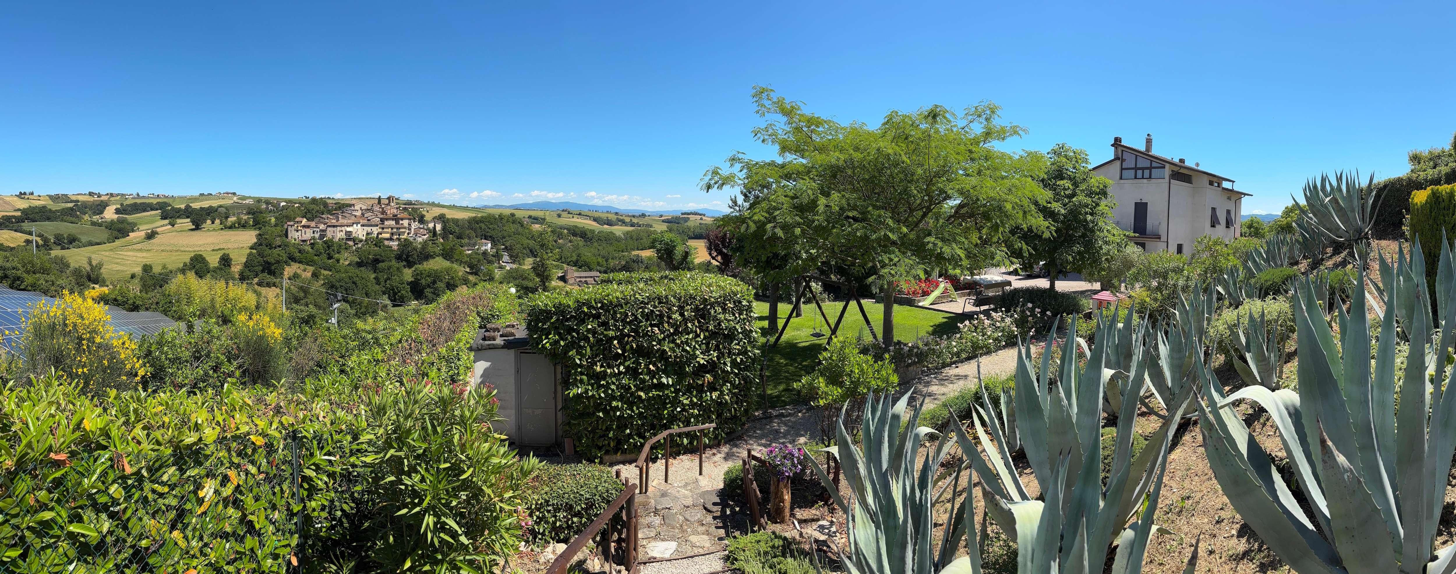 Uitzicht vanuit zwembad