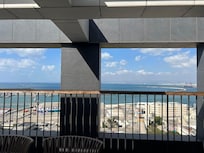 The view from the balcony
