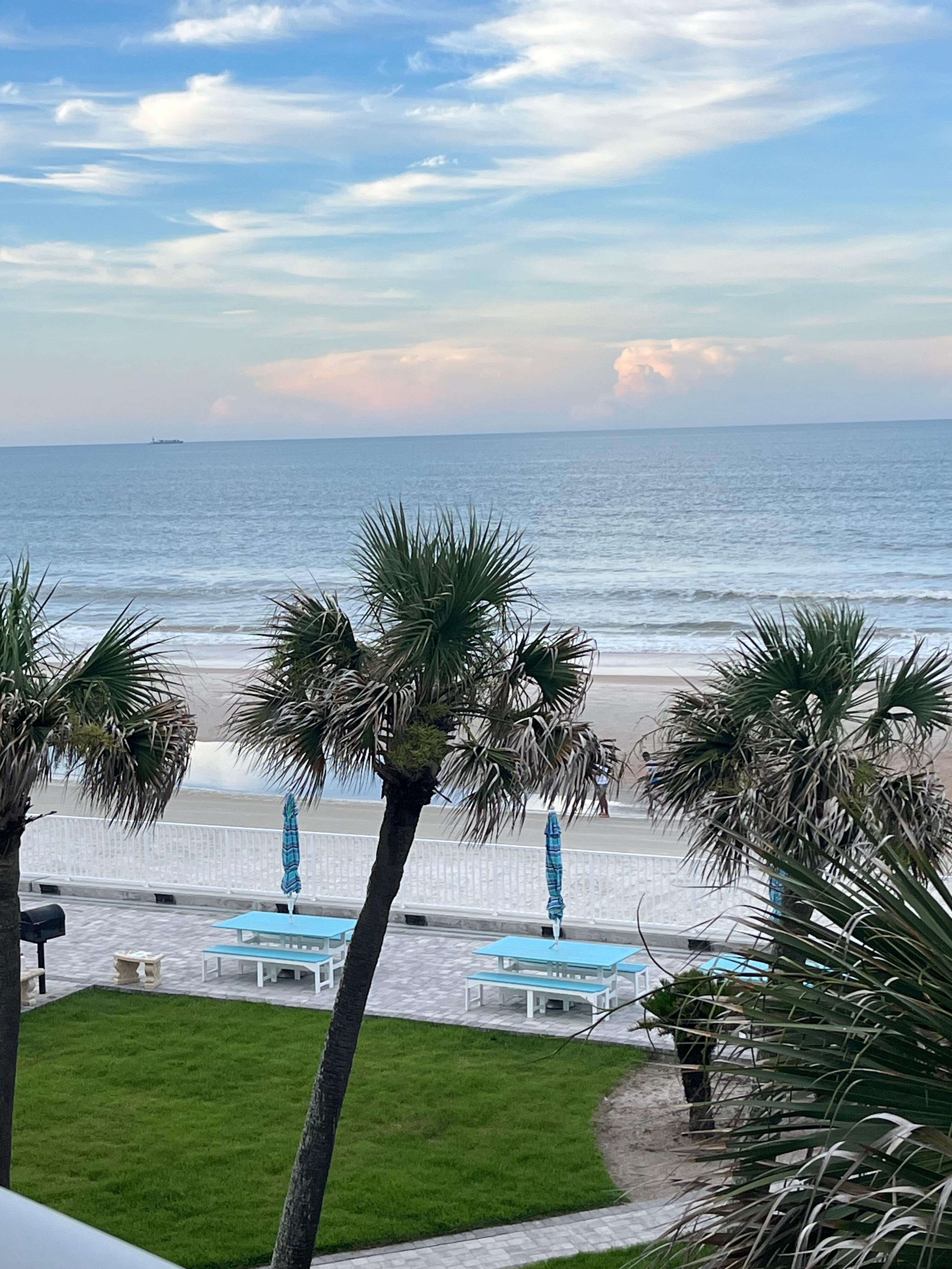 View from the balcony 