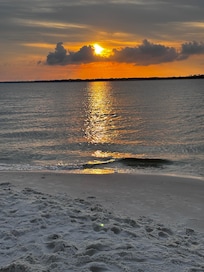 Sunset on the sound our last night