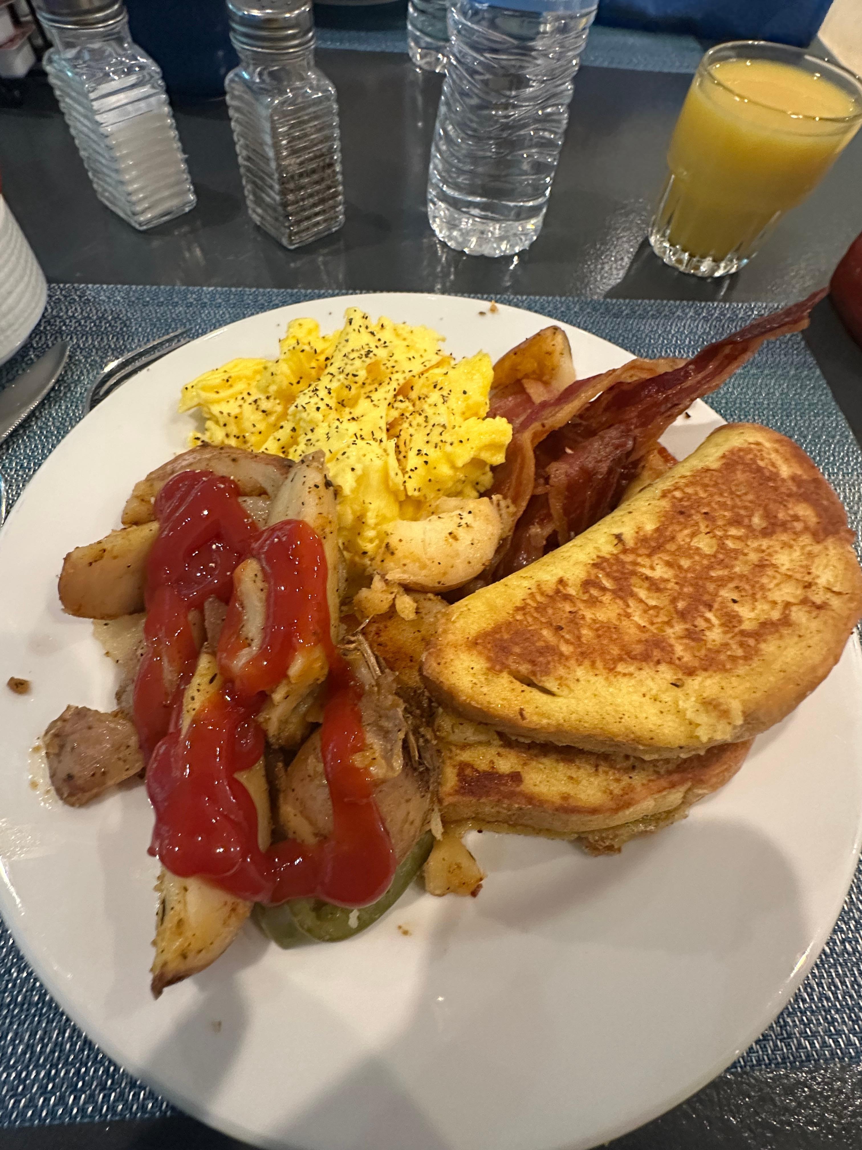 Breakfast Buffet was great but a little expensive at $22/pp