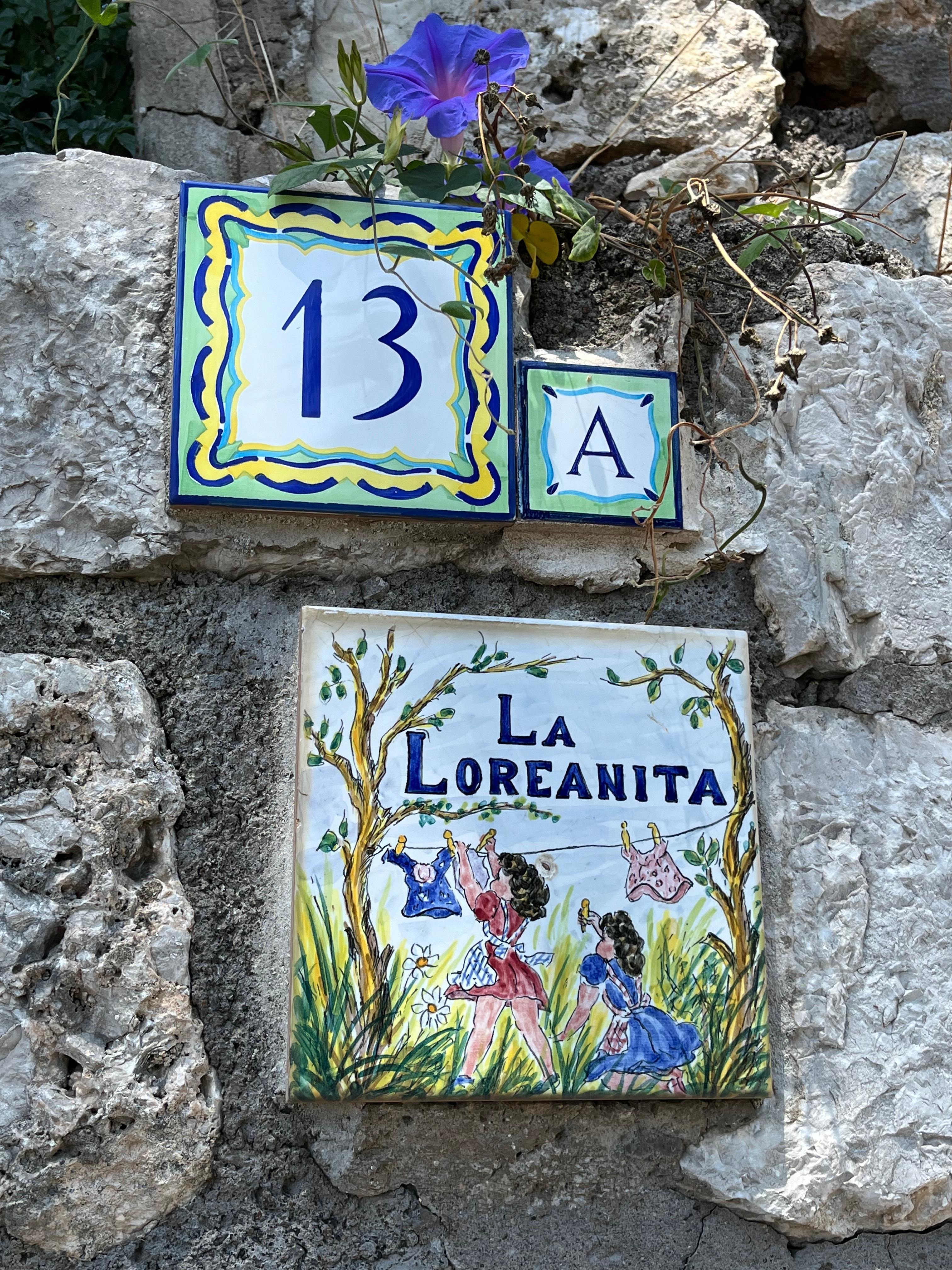 When looking for the Villa, this is what you will see from the street. We were looking for L’ara, but couldn’t find.