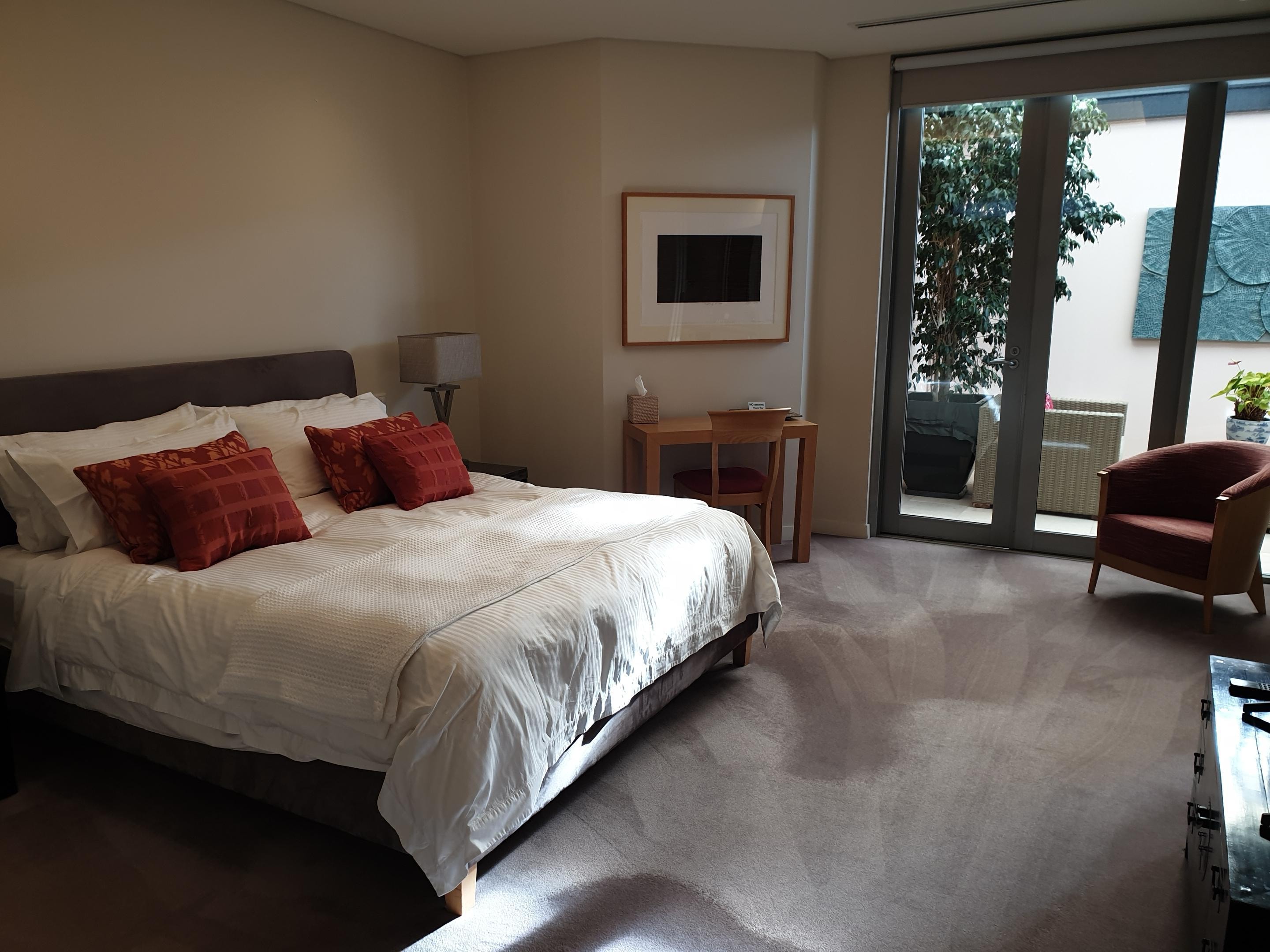 Main bedroom with outdoor area attached