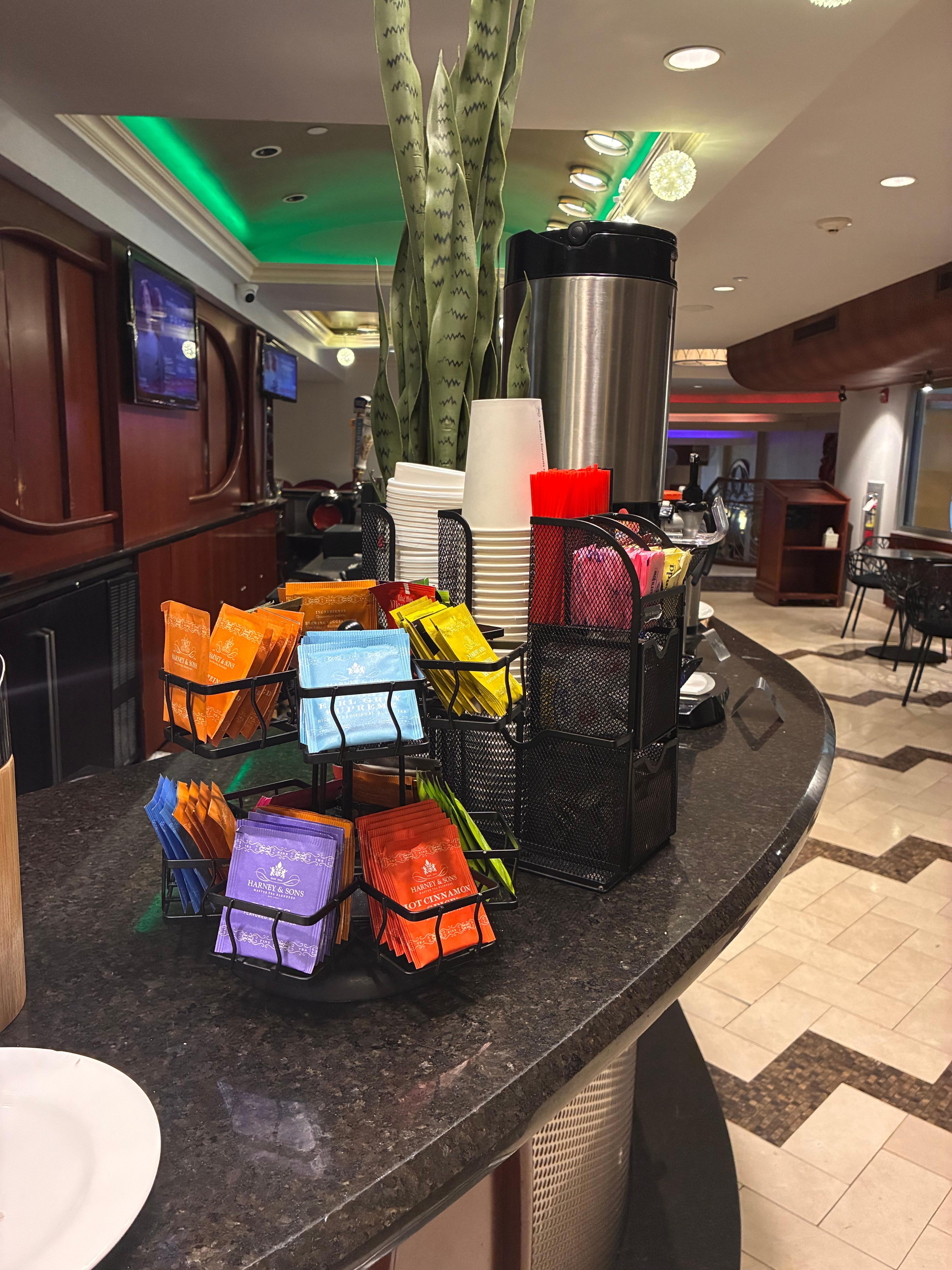 Lovely variety of teas & pastries