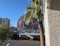 The view from our balcony