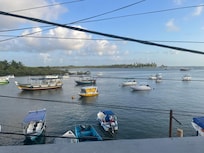 View from the balcony of the property overlooking the pier