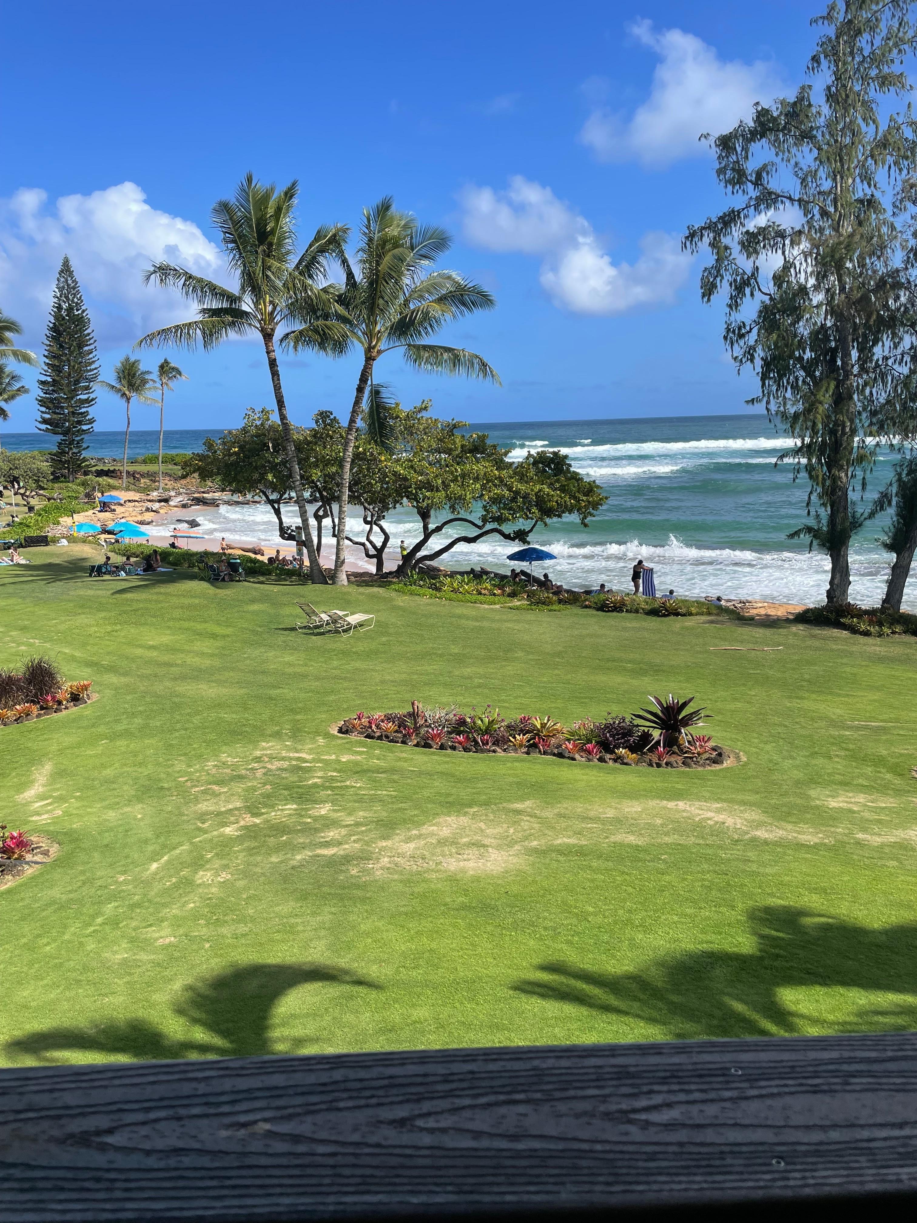 The view from the Lanai