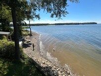The Bay, with our family dog (mature dogs are allowed).