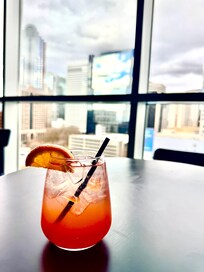 View and a mocktail lol