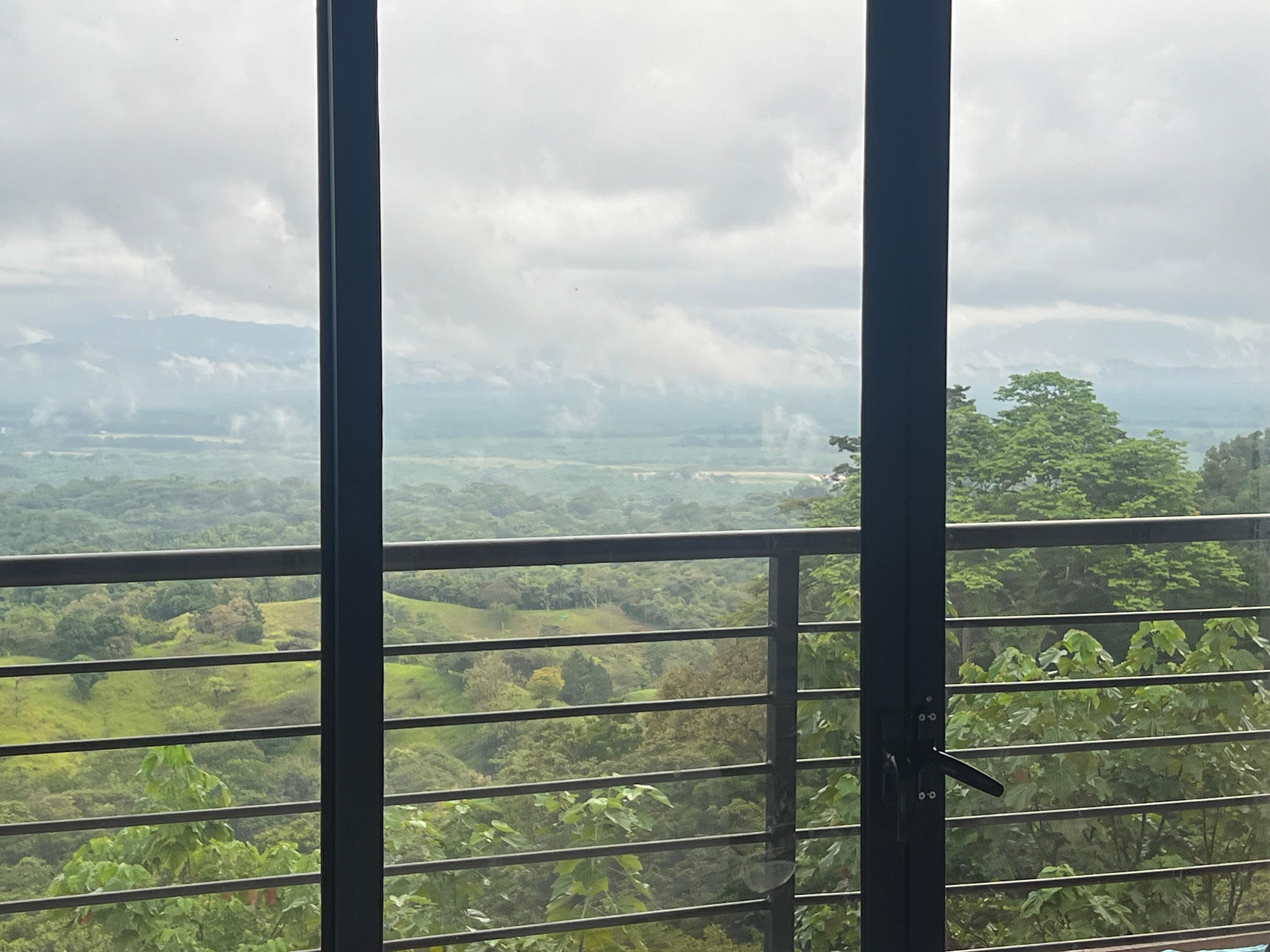 View from our balcony 