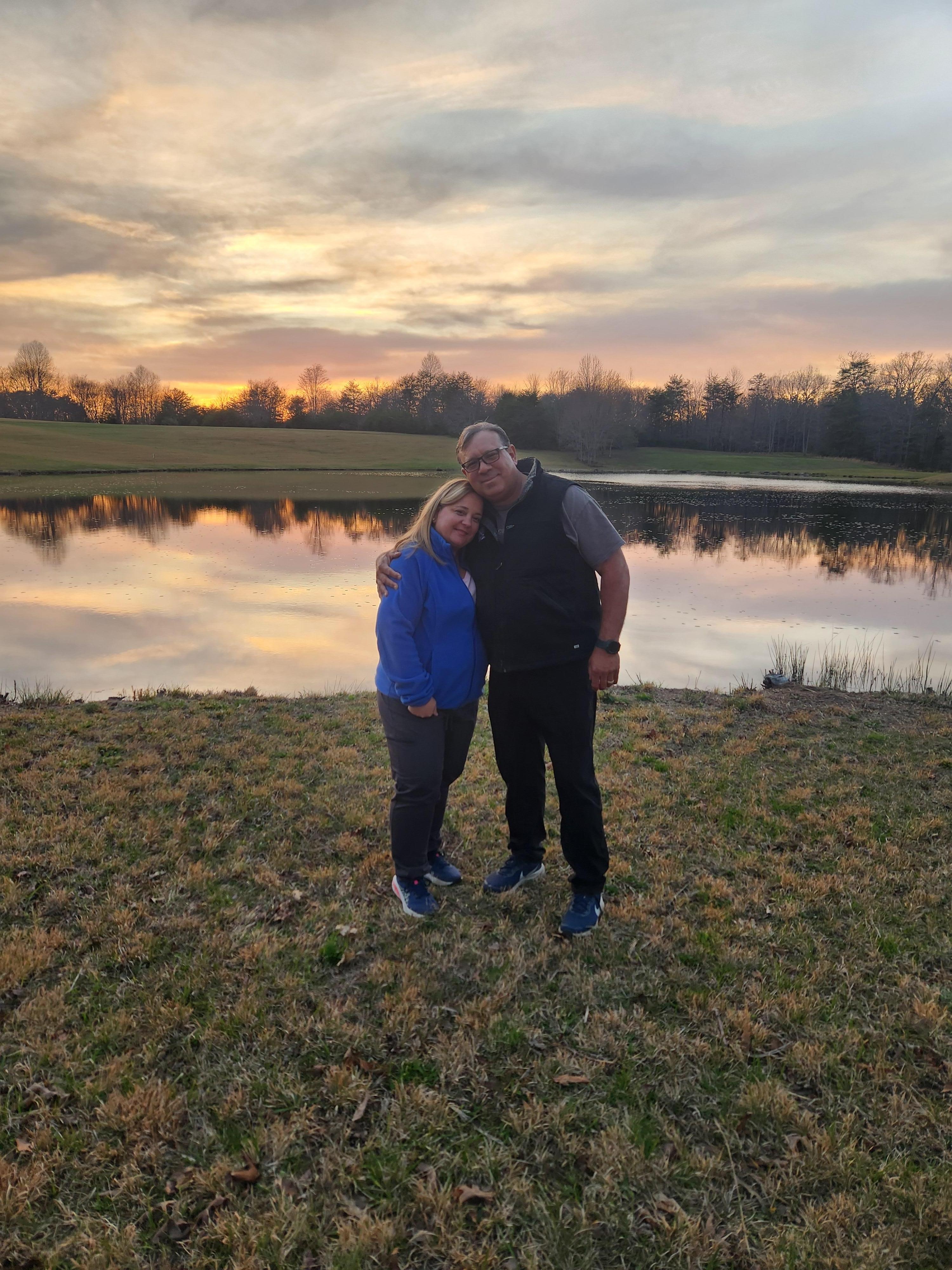 Taken by the pond on the property