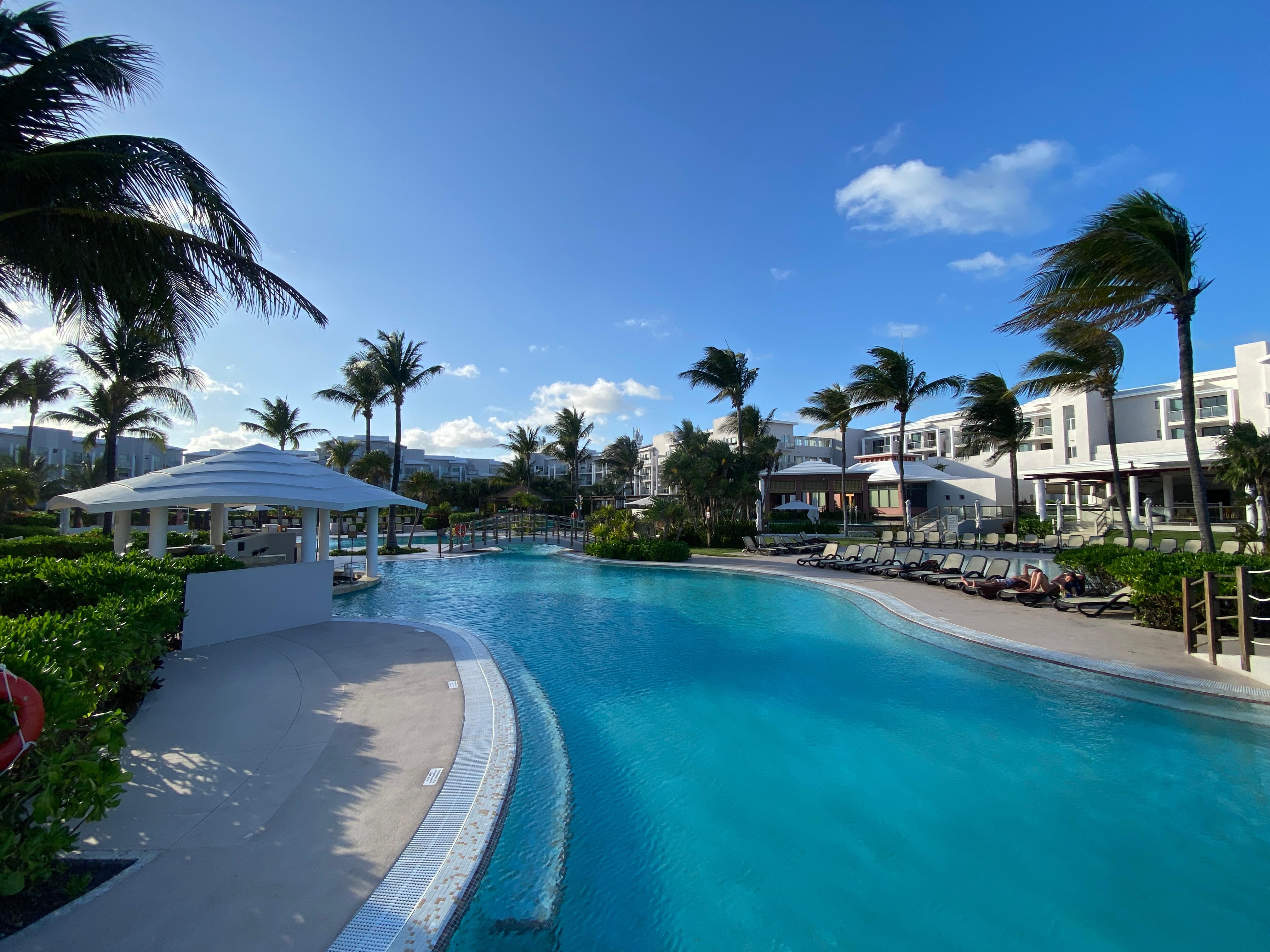 Main pool area by day