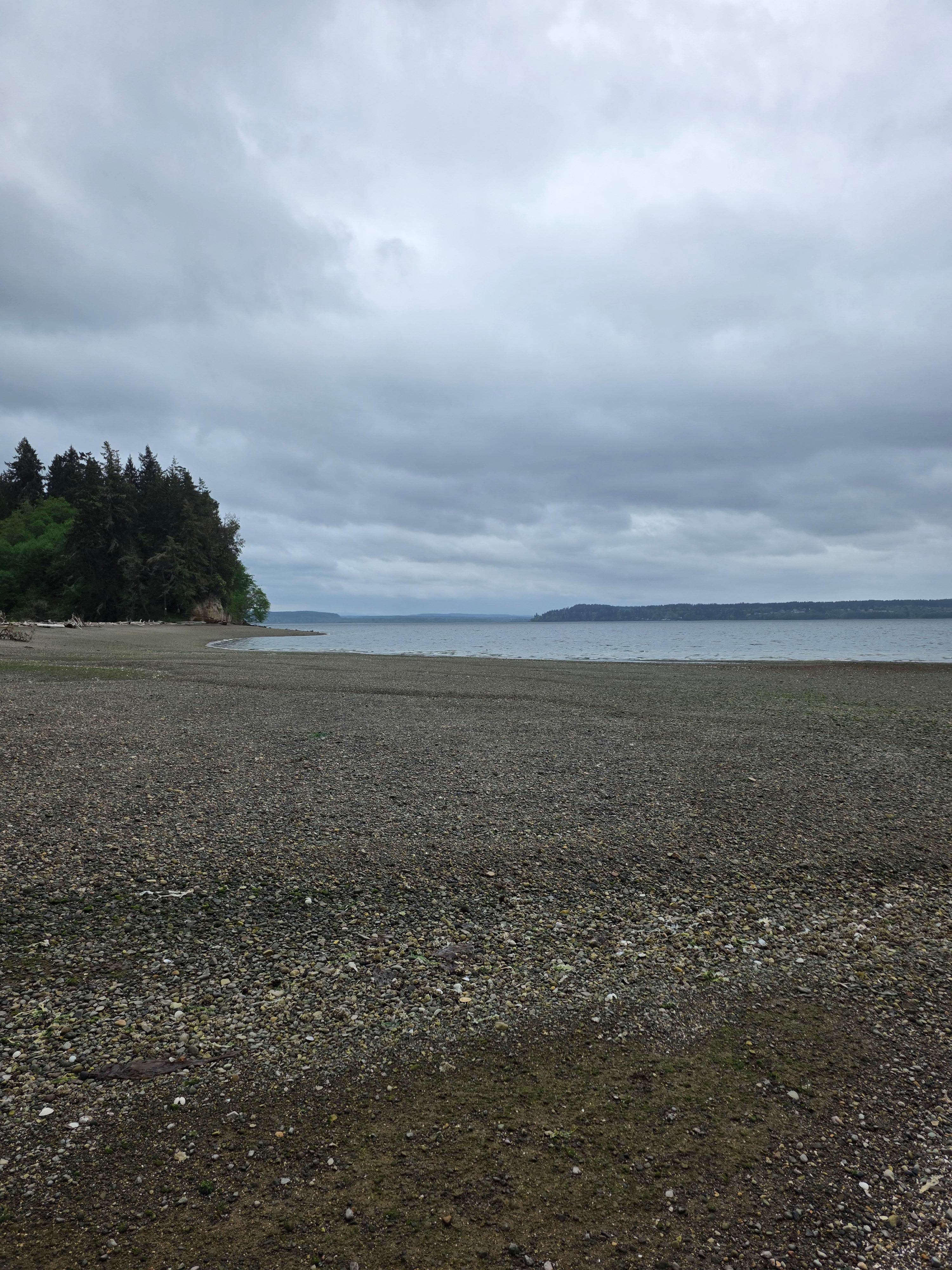 View from hiking trail on island