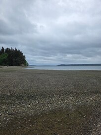 View from hiking trail on island