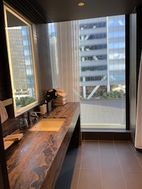 Huge bathroom counter