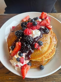 Breakfast pancakes also $12