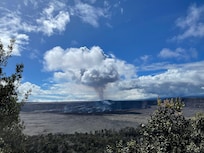 昼も火山観察、飽きません