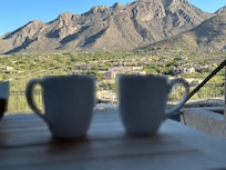 You will forever want this view with your morning coffee and love by your side! <3