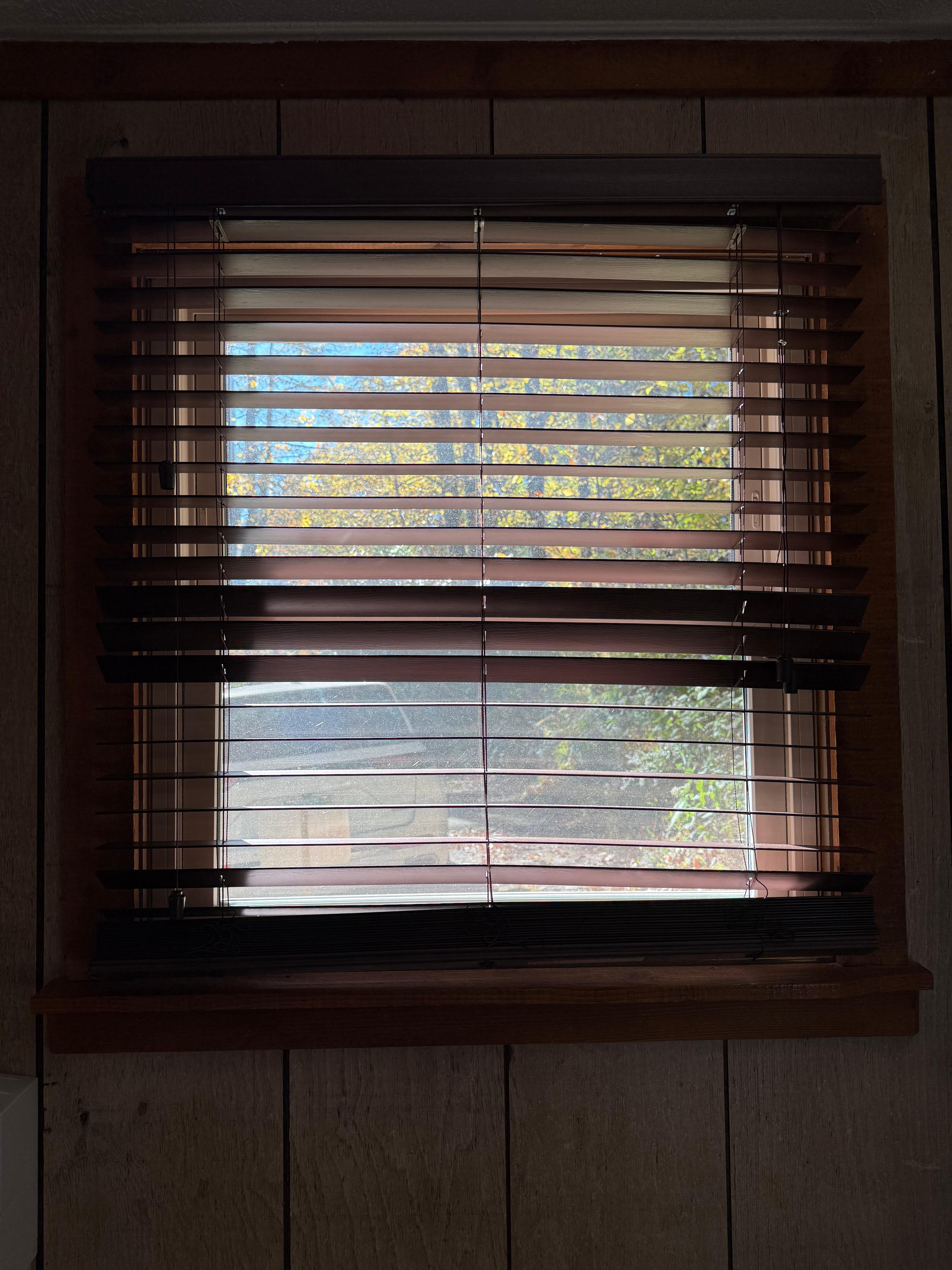 Shades were broken and would not go up or open or shut unless you physically drag your fingers over them