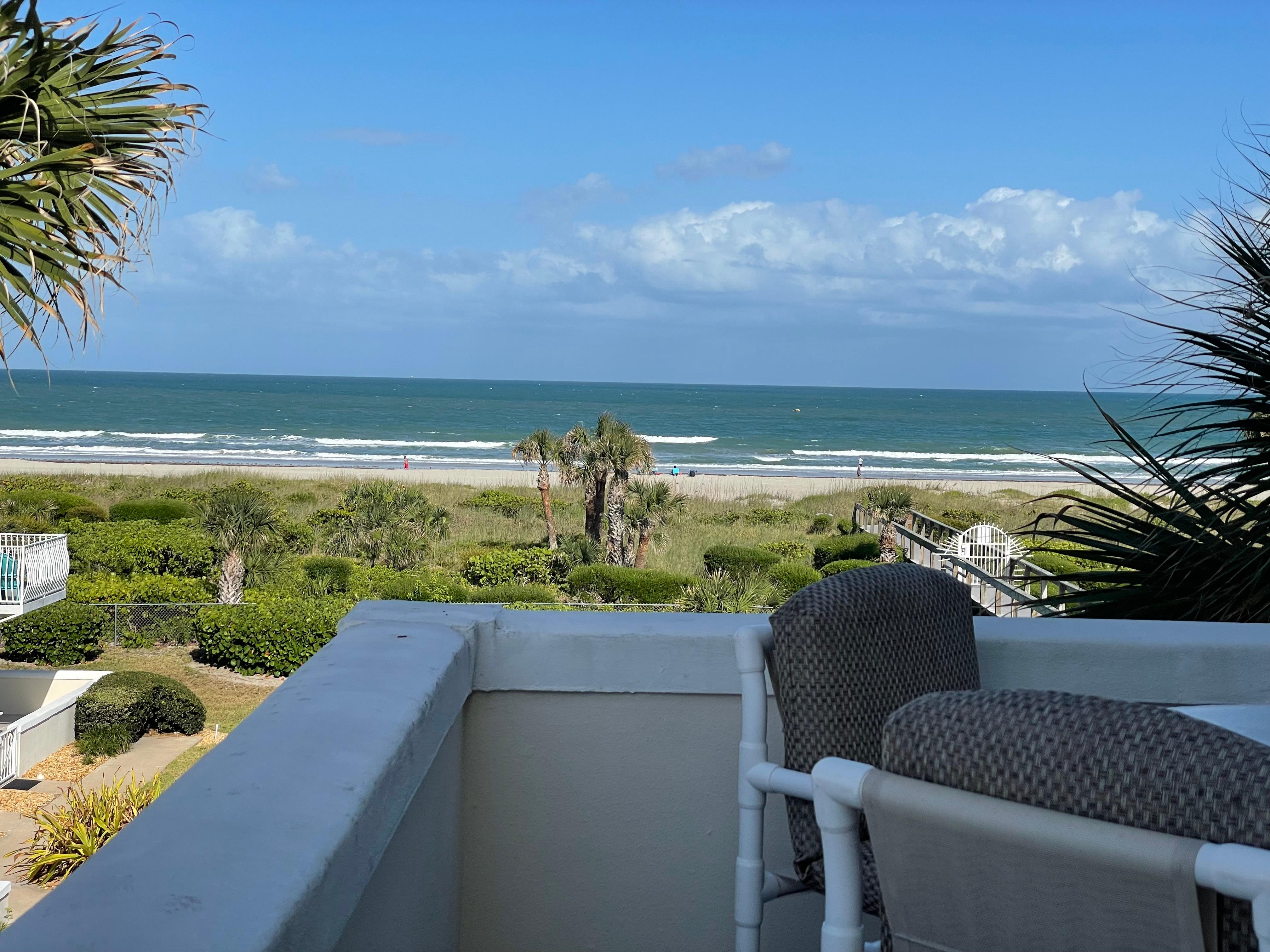 View from patio. 