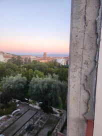 Morning view from side of bacony.