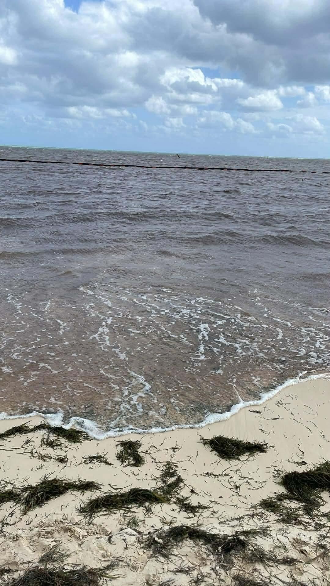 This was the color of the ocean here , otherwise the resort was good 