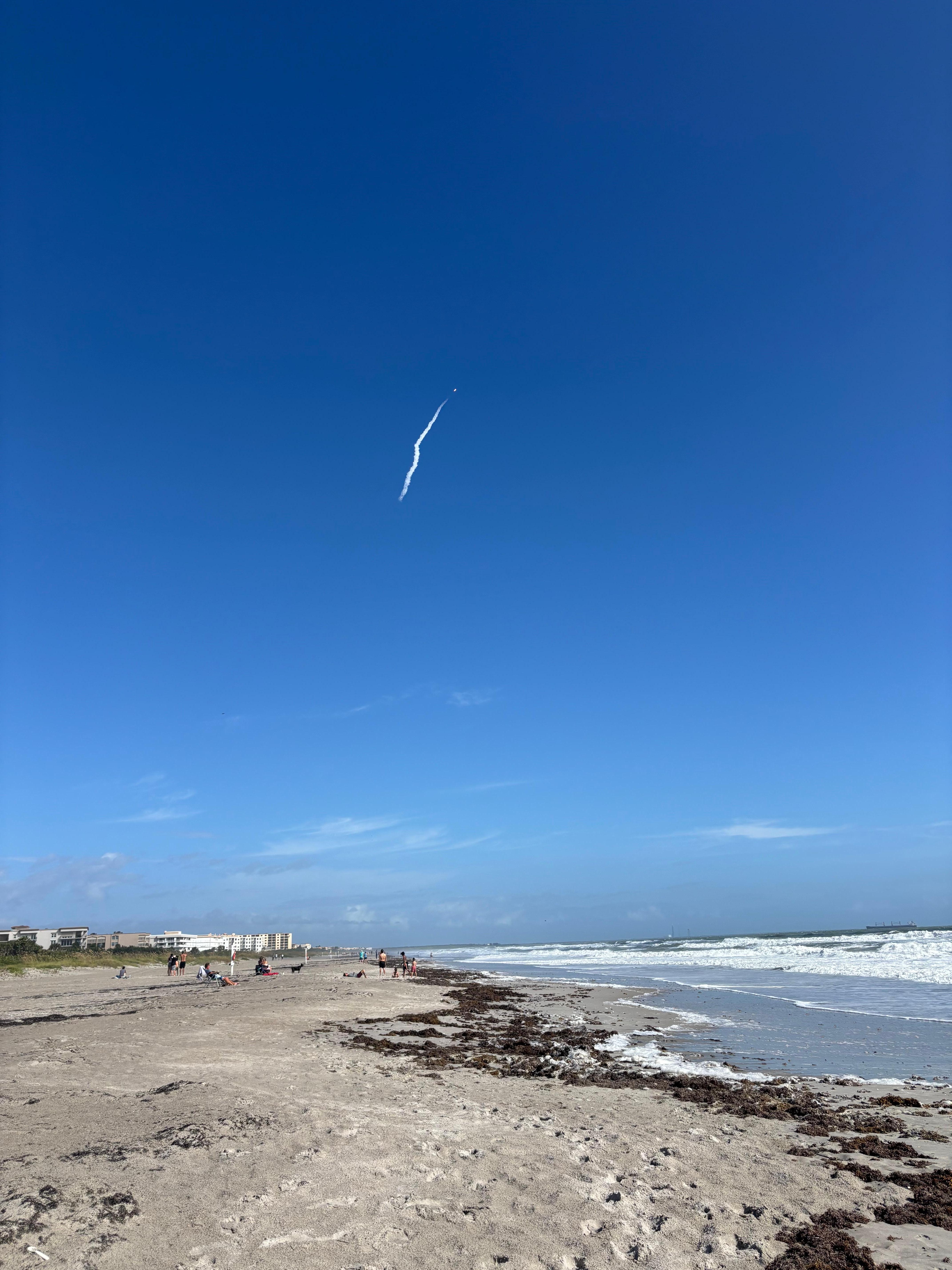 Saw a rocket launch, too! 