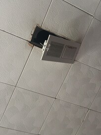 Vent over couch