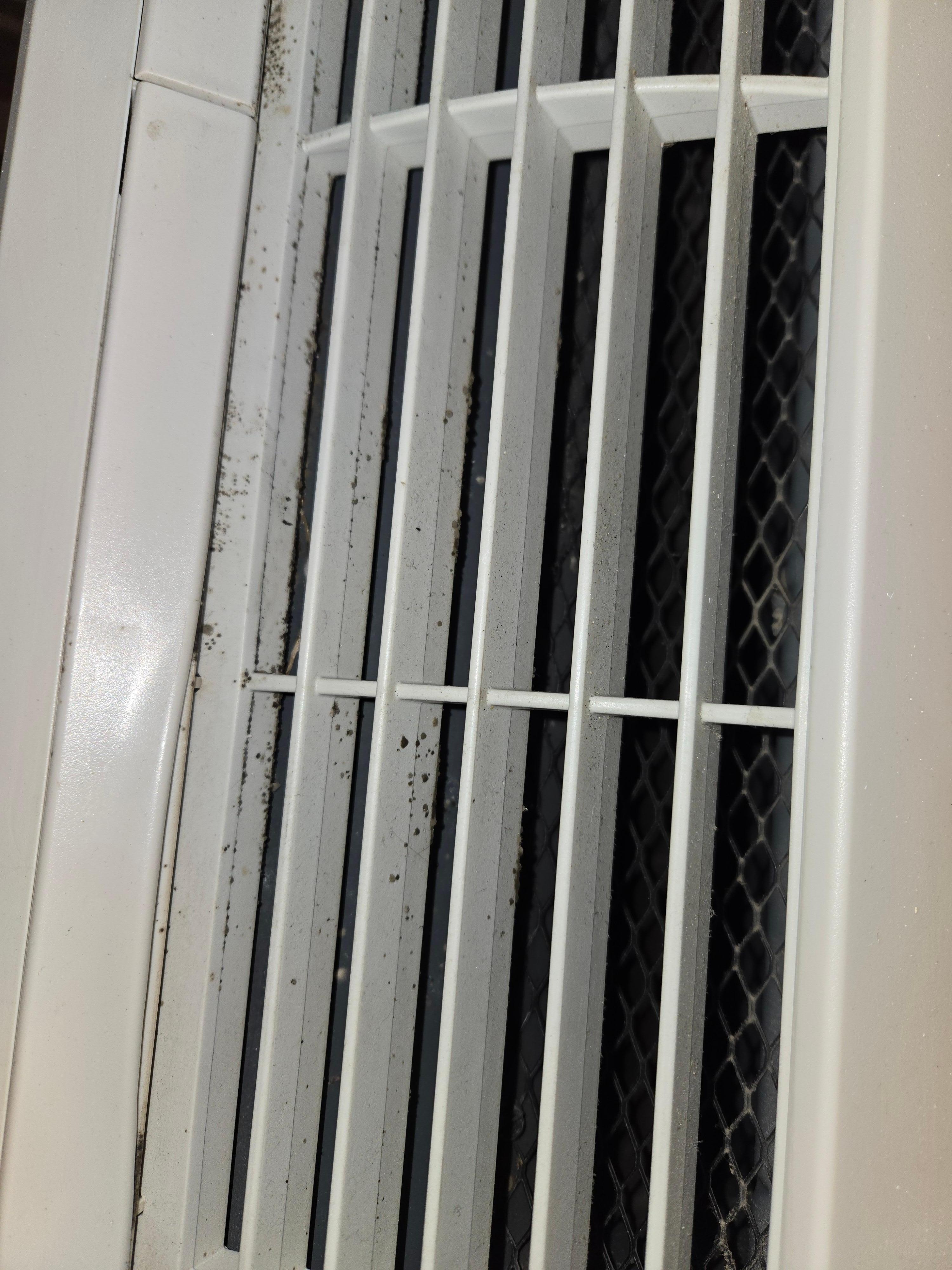 Before I tried to clean it