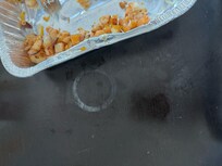 Marks on the dining table before using